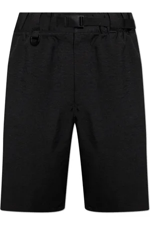 Y-3 Korte broeken, Heren, Zwart, XL, Polyester, Shorts met Gedrukt Logo