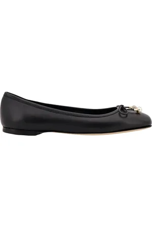 Jimmy Choo Schoenen, Dames, Zwart, 40 EU, Leer, Ballerina`s