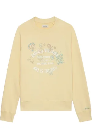 Zadig & Voltaire Sweatshirts & Hoodies, Dames, Geel, L, Sweatshirt