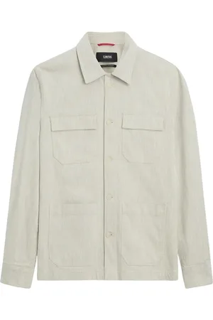 Cinque Overhemden, Heren, , M, Katoen, Casual overshirt met knoopsluiting