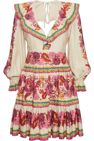 La DoubleJ Kleedjes, Dames, Veelkleurig, 2Xs, Reina Mini Jurk