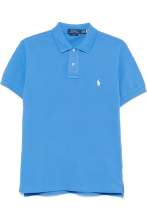 Ralph Lauren Tops, Heren, Blauw, S, Katoen, Polo Shirt