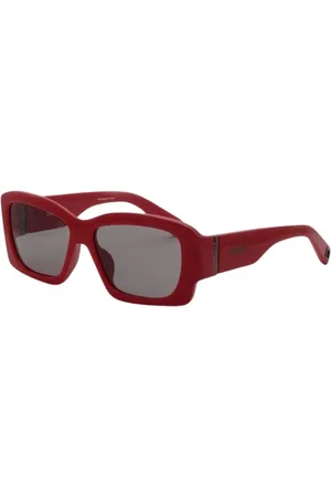 Jacquemus Accessoires, Heren, Rood, ONE Size, Stijlvolle Zonnebril