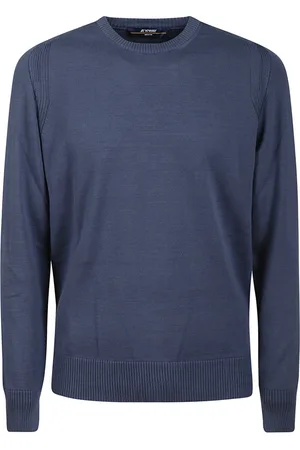 K-Way Truien, Heren, Blauw, S, Katoen, Indigo Brouille Trui