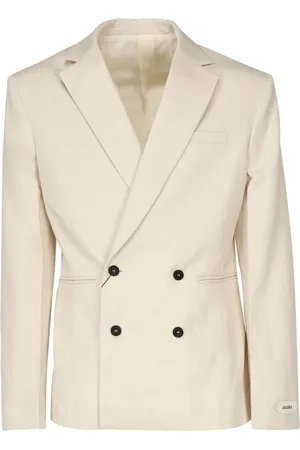 Jacquemus Jassen, Heren, , L, Wol, Getailleerde Double-Breasted Wollen Blazer