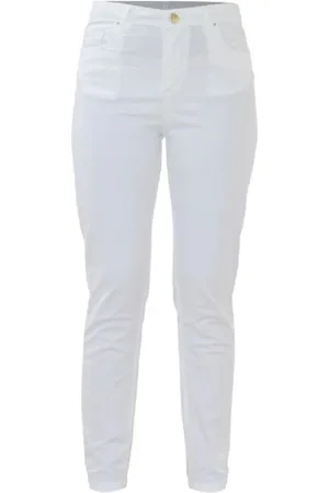 Kocca Jeans, Dames, Wit, W25, Katoen, Skinny Jeans