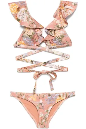 ZIMMERMANN Badkleding, Dames, Roze, M, Sea Clothing Powder