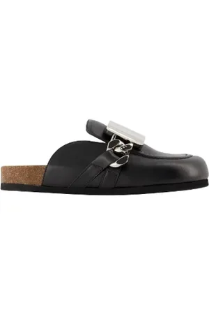 J.W.Anderson Schoenen, Dames, Zwart, 36 EU, Leer, Noir Flats Mules
