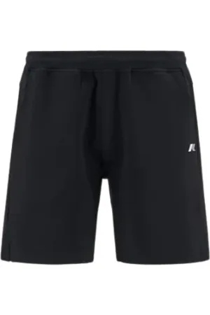 K-Way Korte broeken, Heren, Blauw, L, Katoen, Stijlvolle Bermuda Shorts