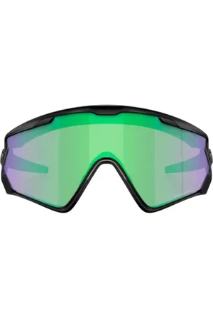 Oakley Accessoires, unisex, Veelkleurig, ONE Size, Zwarte Wind Jacket 2.0 Zonnebril