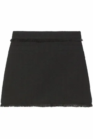 Proenza Schouler Rokken, Dames, Zwart, XS, Tweed, Tweed Mini Rok
