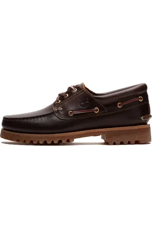 Timberland Schoenen, Heren, Bruin, 43 1/2 EU, Leer, Klassieke Lug Bootschoenen