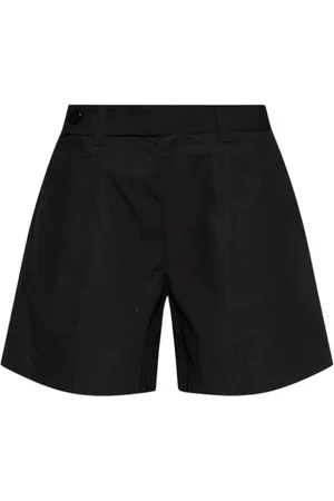 Proenza Schouler Korte broeken, Dames, Zwart, M, Katoen, Cotton Shorts