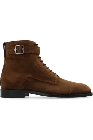 Jimmy Choo Schoenen, Heren, Bruin, 43 EU, Suède, Finnion Veterlaars