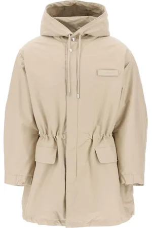 Jacquemus Jassen, Heren, , L, Gewatteerde Parka `The Brown`