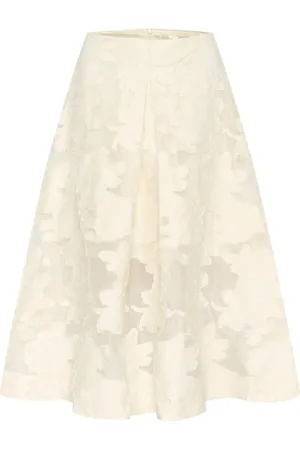INWEAR Rokken, Dames, , S, Katoen, A-lijn Rok met Ton-sur-ton Patroon