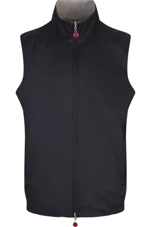 Kiton Jassen, Heren, Blauw, 2Xl, Polyester, Vest