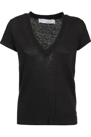 IRO Tops, Dames, Zwart, XS, Linnen, Rodeo T-shirt