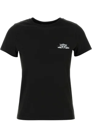 Kenzo Tops, Dames, Zwart, S, Katoen, Happy Tiger T-Shirt