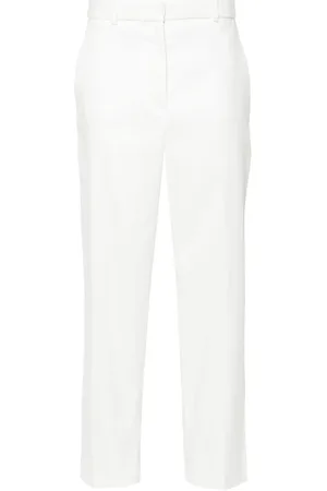 Joseph Broeken, Dames, Wit, L, Katoen, Linnen Katoen Casual Broek