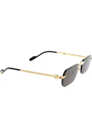 Cartier Accessoires, unisex, Geel, ONE Size, Stijlvolle zonnebril voor modieuze looks