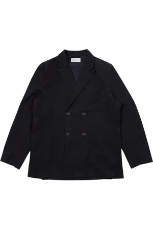 Universal Works Jassen, Heren, Blauw, S, Tweed, Manor Jacket Summer Canvas