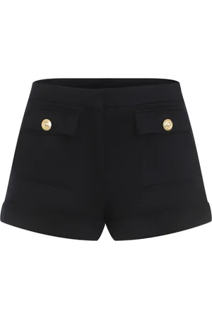 Tom Ford Korte broeken, Dames, Blauw, S, Wol, Blauwe Shorts