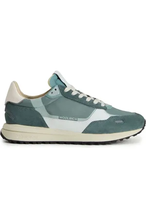 Woolrich Schoenen, Heren, Groen, 40 EU, Groene Sneakers Veters Gewatteerde Enkel