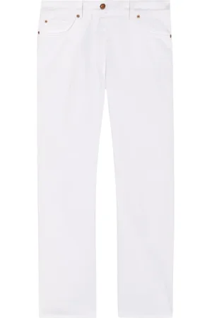 Aspesi Jeans, Dames, Wit, W29, Katoen, Witte katoenen vijf-pocket jeans