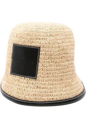 Jacquemus Accessoires, Dames, , 58 CM, Rieten Hoed