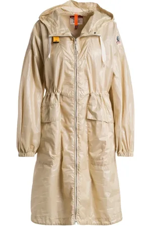 Parajumpers Mantels, Dames, , S, Organza, Lichtgewicht Lange Jas in Organza
