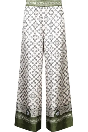 La DoubleJ Broeken, Dames, Veelkleurig, L, Groene broek voor vrouwen