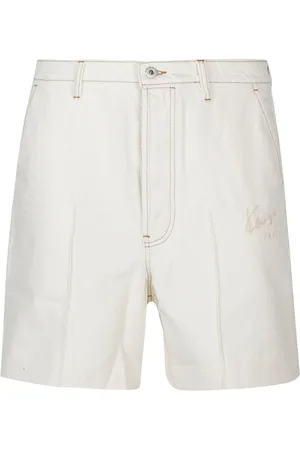 Kenzo Korte broeken, Heren, Wit, W30, Denim, Denim Bermuda Shorts