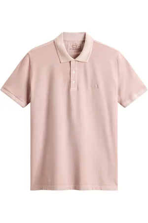 Woolrich Tops, Heren, Roze, XL, Katoen, Klassiek poloshirt voor de zomer