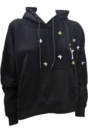 John Richmond Sweatshirts & Hoodies, Dames, Zwart, M, Katoen, Katoenen Hoodie