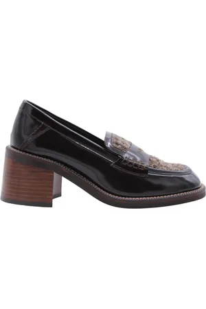 Pertini Schoenen, Dames, Bruin, 37 EU, Leer, Neerloon Pumps