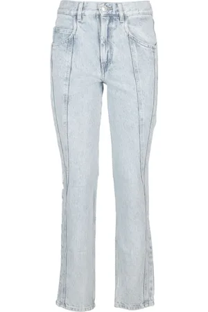 Isabel Marant Jeans, Dames, Blauw, S, Katoen, Vikira Broek