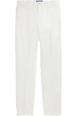 Ralph Lauren Broeken, Dames, Wit, S, Katoen, Slim-Fit Twill Chino`s
