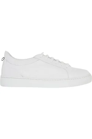 Kiton Schoenen, Dames, Wit, 38 EU, Leer, Witte Deerskin Cup Sole Sneakers
