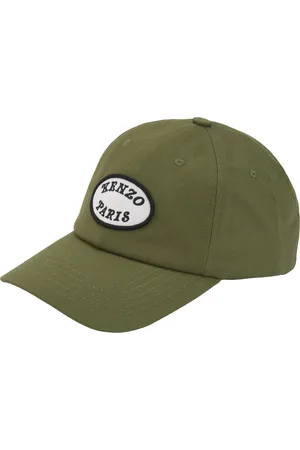 Kenzo Accessoires, Heren, Groen, ONE Size, Katoen, Geborduurde Logo Pet