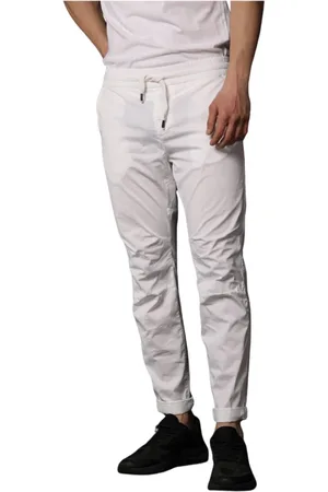 Masons Broeken, Heren, Wit, XL, Beperkte Oplage Wortelpas Chino Broek