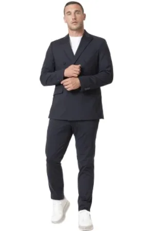 Karl Lagerfeld Mantels, Heren, Zwart, L, Double-Breasted Jas
