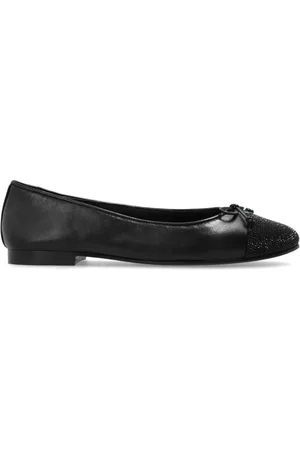 Tory Burch Schoenen, Dames, Zwart, 37 EU, Leer, Leren Ballerina`s
