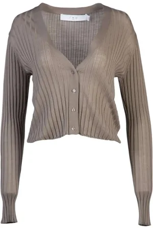 IRO Truien, Dames, Bruin, S, Maglie Mastic Coast Cardigan