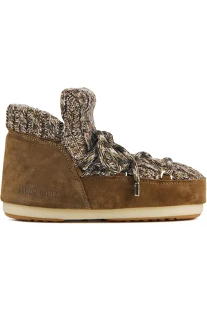 Moon Boot Schoenen, Dames, Bruin, 42 EU, Bruine Combinatie Enkelboots