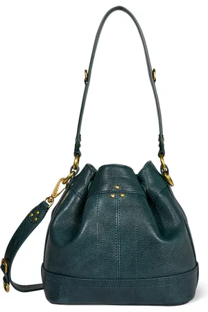 JÉRÔME DREYFUSS Tassen, Dames, Blauw, ONE Size, Leer, Crossbody Bucket Bag