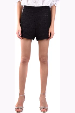 Serafini Korte broeken, Dames, Zwart, S, Zwarte Zwarte Shorts Ss 20