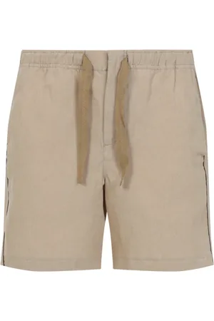 Orlebar Brown Korte broeken, Heren, , W34, Linnen, Stijlvolle Linnen Bermuda Shorts