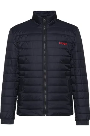 HUGO BOSS Jassen, Heren, Blauw, S, Stijlvolle Jas
