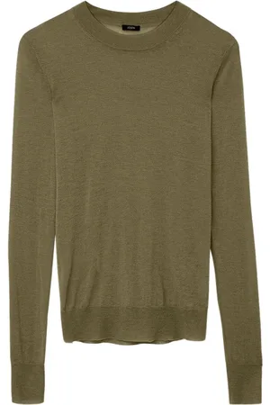 Joseph Sweatshirts & Hoodies, Heren, Groen, S, Cashair Round Neck Jumper